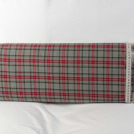 Klantern Grå  faststof metervare 63 % Polyester 34 % Viscose 3 % Elastahn