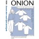Sweat-shirt med dybt ærmegab/tunika Onion snitmønster 9020