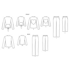 Fritidstøj Simplicity snitmønster 9019 A