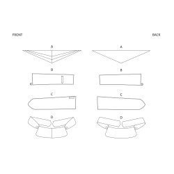 Tørklæder Simplicity snitmønster 9031 OS