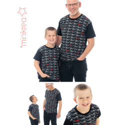 Klassisk t-shirt Minikrea snitmønster 66210
