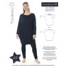 Loose fit jersey kjole Minikrea snitmønster 70047