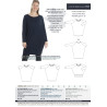 Loose fit jersey kjole Minikrea snitmønster 70047
