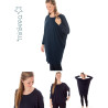 Loose fit jersey kjole Minikrea snitmønster 70047
