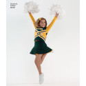 Cheerleader Outfit kostume snitmønster simplicity 4040