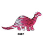  Palliette Dinosaurus Strygemærke  6,5x 3 cm