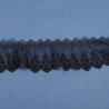 Chokoladebrun blonde m/rynk 6 cm bred