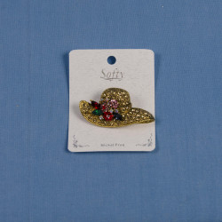 Broche Hat m/sten 