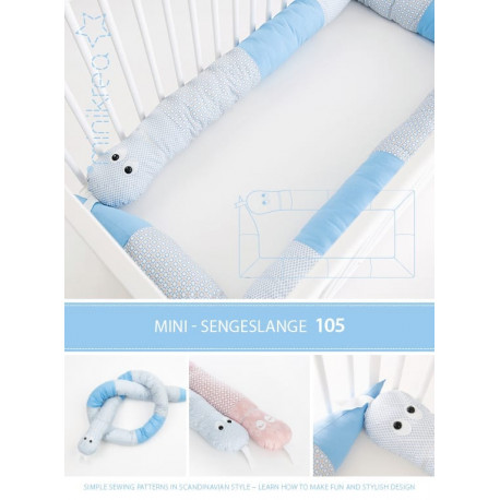 Mini-sengeslange Minikrea snitmønster 