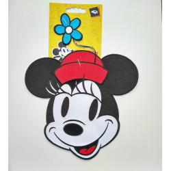 Minnie Mouse m/blomst strot strygemærke 23x18 cm