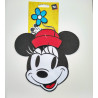 Minnie Mouse m/blomst strot strygemærke 23x18 cm