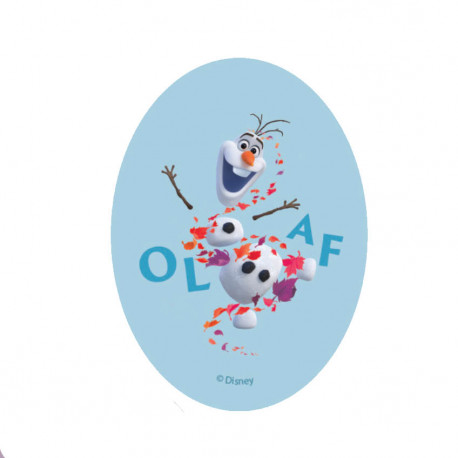 Olaf Printet strygelap 11x8 cm
