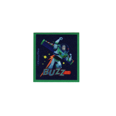 Buzz printet strygemærke 6,5x6 cm