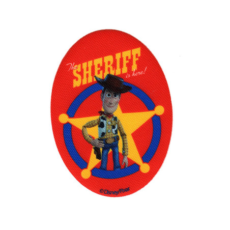 Woody printet strygelap 11x8 cm