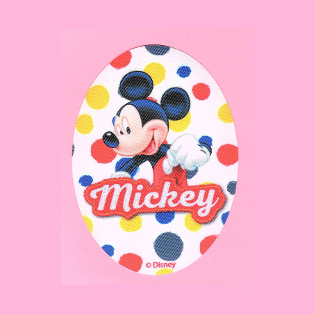Mickey Mouse printet strygelap 11x8 cm