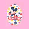 Mickey Mouse printet strygelap 11x8 cm