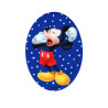 Mickey Mouse printet strygelap 11x8 cm