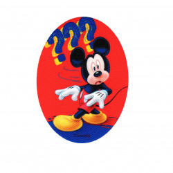 Mickey Mouse printet strygelap 11x8 cm