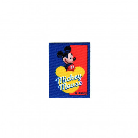 Mickey Mouse printet strygemærke 4,5x6 cm