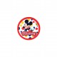 Mickey Mouse printet strygemærke Ø 6 cm