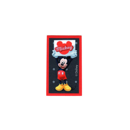Mickey Mouse printet strygemærke 7x4 cm