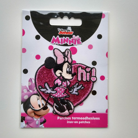 Minnie Mouse broderet strygemærke 7x6 cm