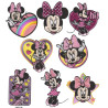 Minnie Mouse broderet strygemærke  7x4,5 cm