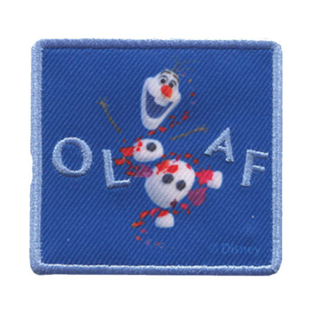 Olaf  Broderet strygemærke  5,5x5,5 cm