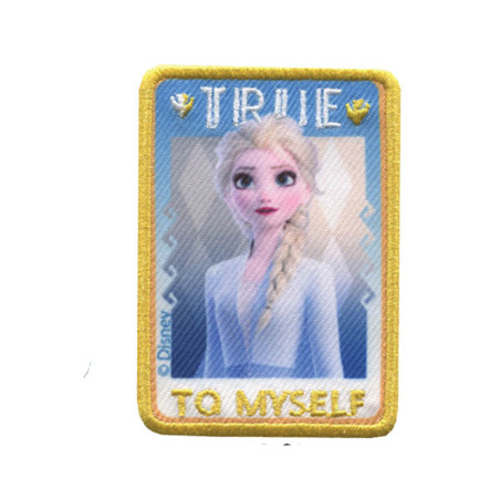 Elsa  Broderet strygemærke  6,5x5 cm