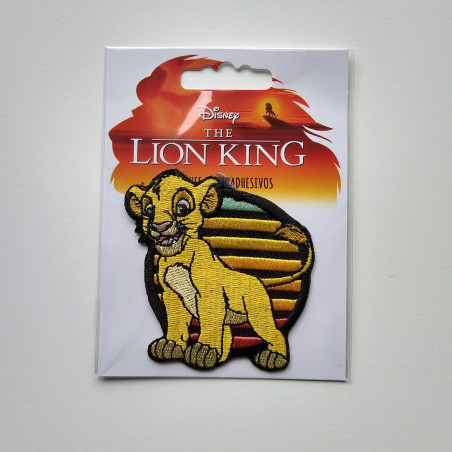 The Lion King Simba  broderet strygemærke  7x6,5 cm