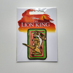 The Lion King Timon broderet strygemærke 6,5x5 cm