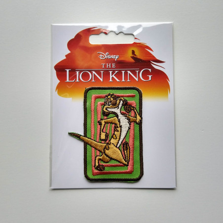 The Lion King Timon  broderet strygemærke  6,5x5 cm