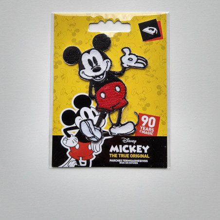 Mickey  Mouse broderet strygemærke 8x6,5 cm