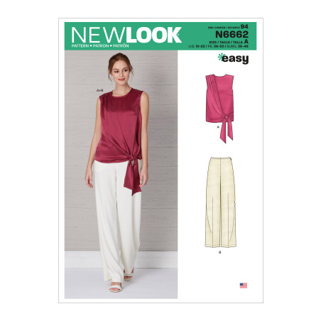 Bluse og bukser New look snitmønster easy
