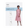 Kjole m/knapper snitmønster 9137 Simplicity også plusmode