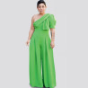 Jumpsuit m/en skulder snitmønster 9142 Simplicity også plusmode