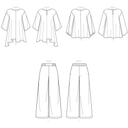 Bluse og bukser også plusmode snitmønster 9149 Simplicity