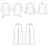 Bluse og bukser også plusmode snitmønster 9149 Simplicity