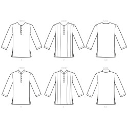 Herre T-shirt snitmønster 9158 Simplicity