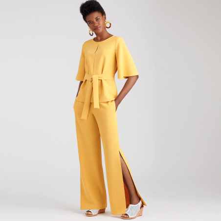 Bluse og bukser m/slids snitmønster easy 9051 Simplicity