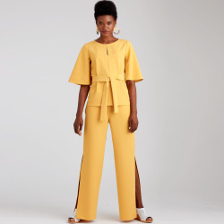 Bluse og bukser m/slids snitmønster easy 9051 Simplicity