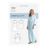 Kaftan m/knapper også plusmode  snitmønster 9102 Simplicity