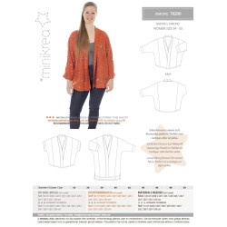 Kimono Minikrea 70200 snitmønster også plusmode