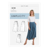 Nederdel også plusmode snitmønster 9109 Simplicity
