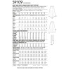 Nederdel også plusmode snitmønster 9109 Simplicity