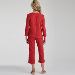 Bukser og bluse til mor og barn snitmønster 9121 Simplicity