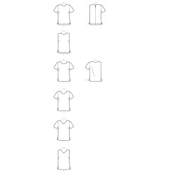 Bluse også plusmode  snitmønster 9133 Simplicity