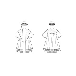 Konge kapp og hat voksen kostume snitmønster 9096 Simplicity