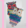 Stor hæklet Ugle  28x16 cm