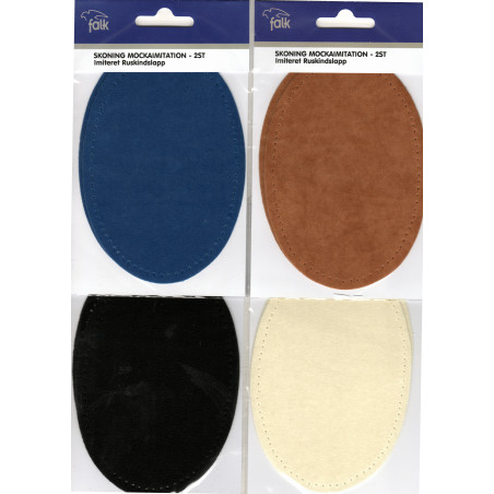 Imiteret Ruskindslap oval  15x9 cm